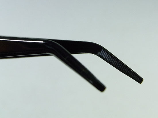 Angle Point Tweezers (w/ spatula)